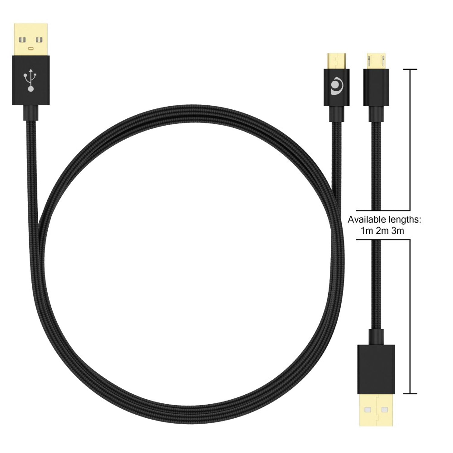 NALIA 1m Micro USB Kabel, Stabiles Sync Handy High Speed Ladekabel Datenkabel