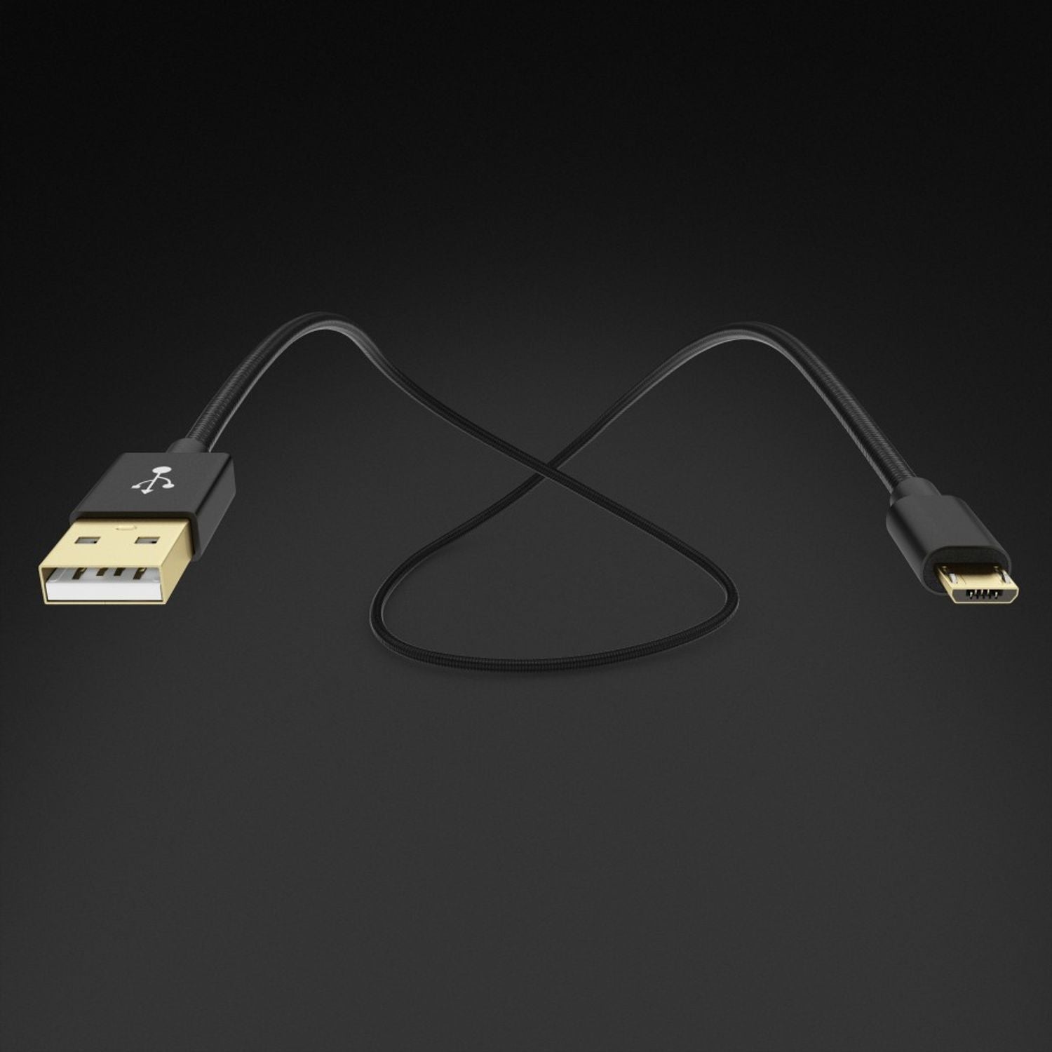 NALIA 1m Micro USB Kabel, Stabiles Sync Handy High Speed Ladekabel Datenkabel
