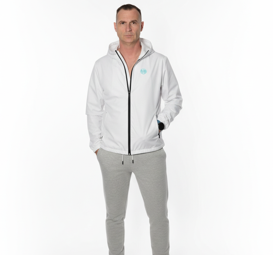 Herren-Windbreaker für Herren mit Logo Vorne und Hinten