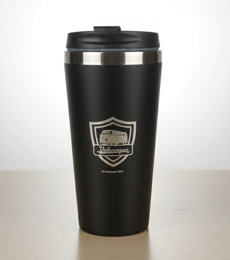 Original VW Bulli Thermobecher – Stilvoll Unterwegs mit 3 Stunden Heißgetränkegenuss (Kopie)
