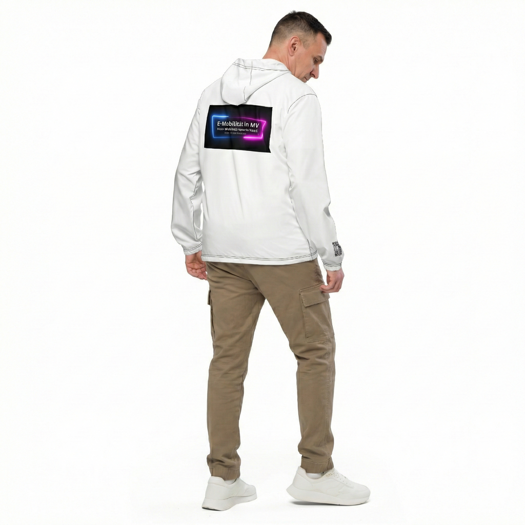 Herren-Windbreaker für Herren mit Logo Vorne und Hinten