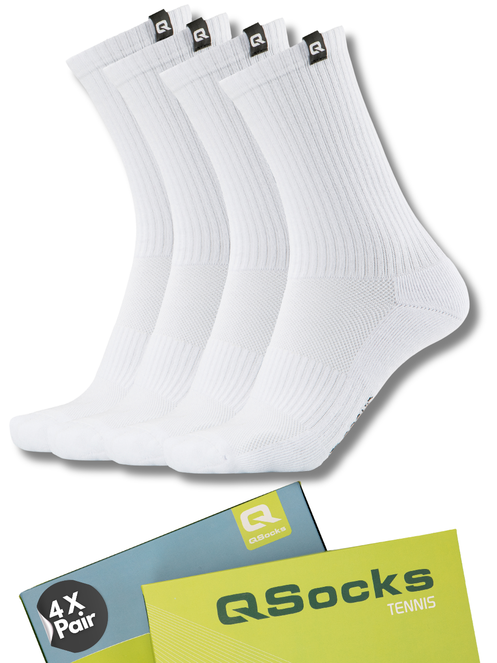 Gepolsterte Tennissocken 4X Paar