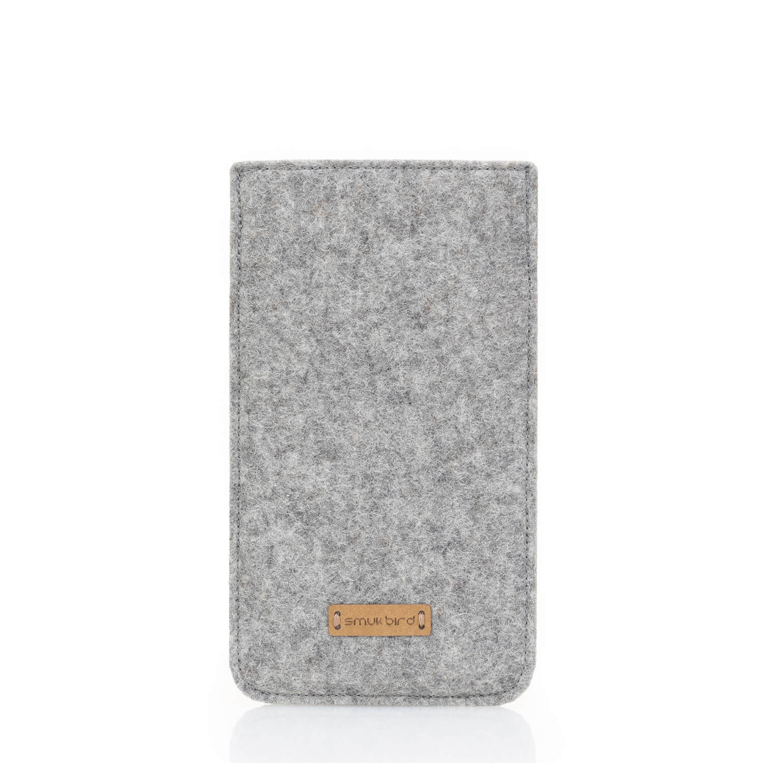 Handytasche für Samsung Galaxy A15 | aus Filz und Bio-Baumwolle | hellgrau - colorful | Modell "LET"