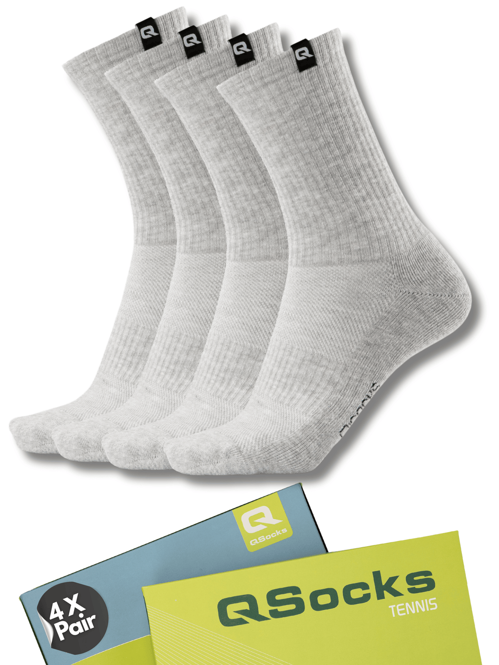 Gepolsterte Tennissocken 4X Paar