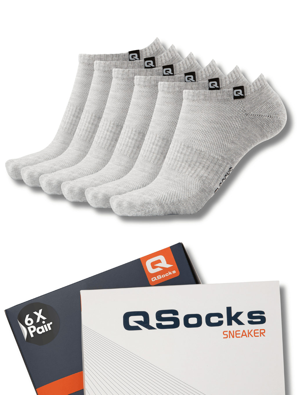 Gepolsterte Sneaker Socken 6X Paar