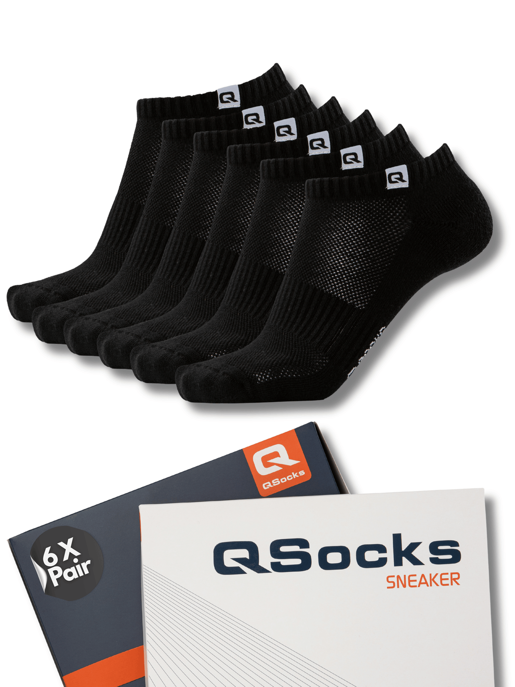 Gepolsterte Sneaker Socken 6X Paar
