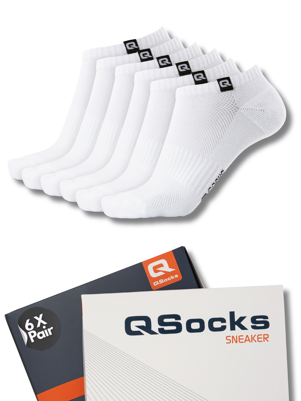 Gepolsterte Sneaker Socken 6X Paar