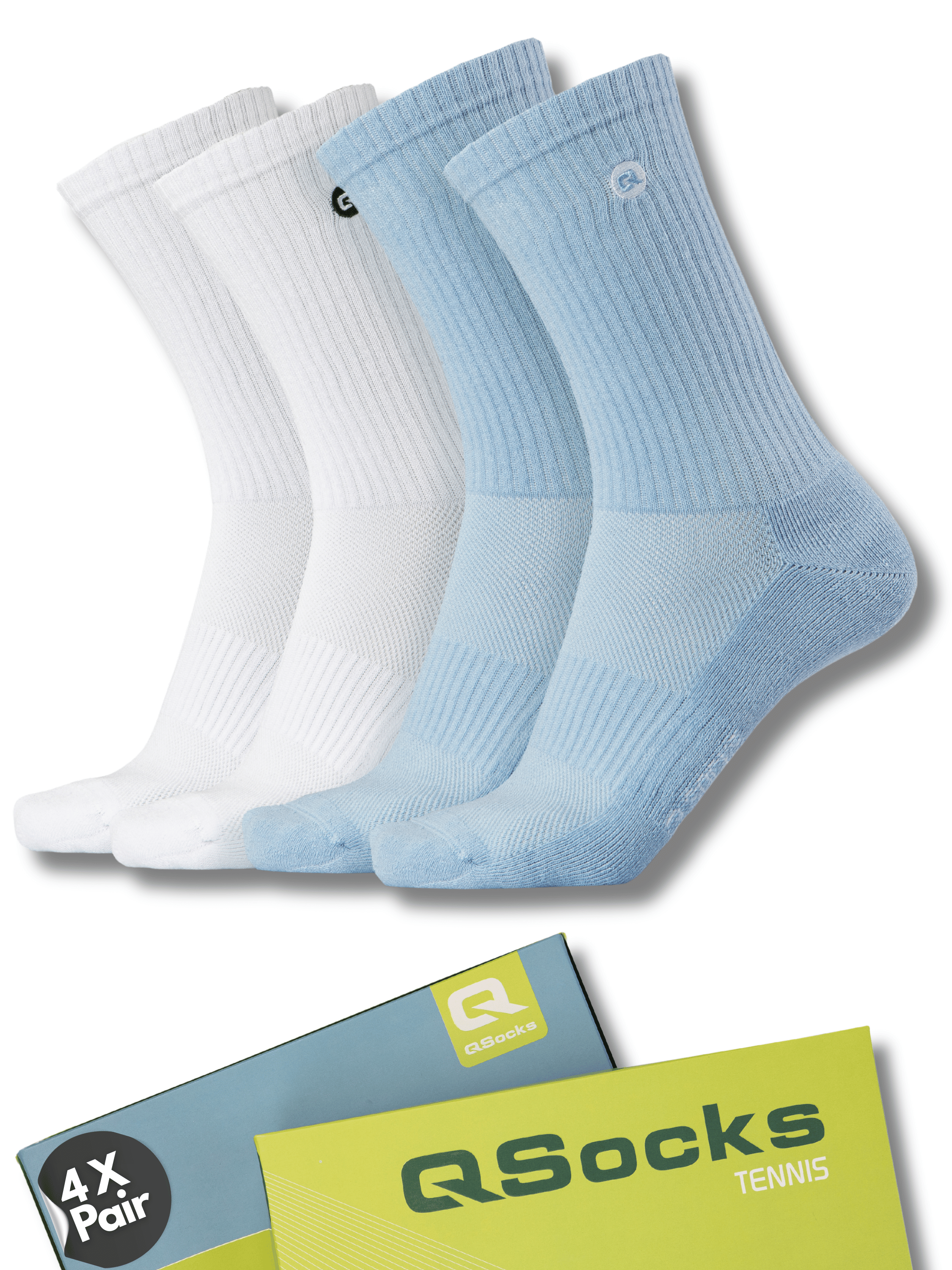 Gepolsterte Sportsocken 4X Paar