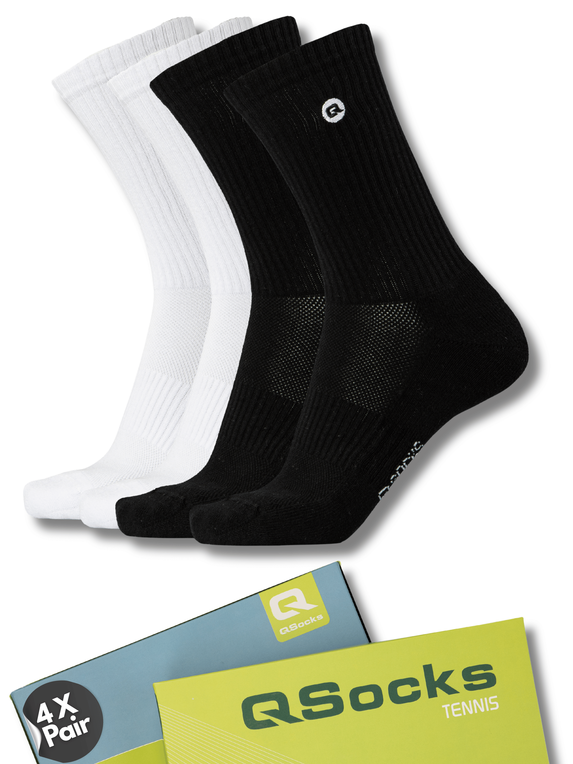 Gepolsterte Sportsocken 4X Paar