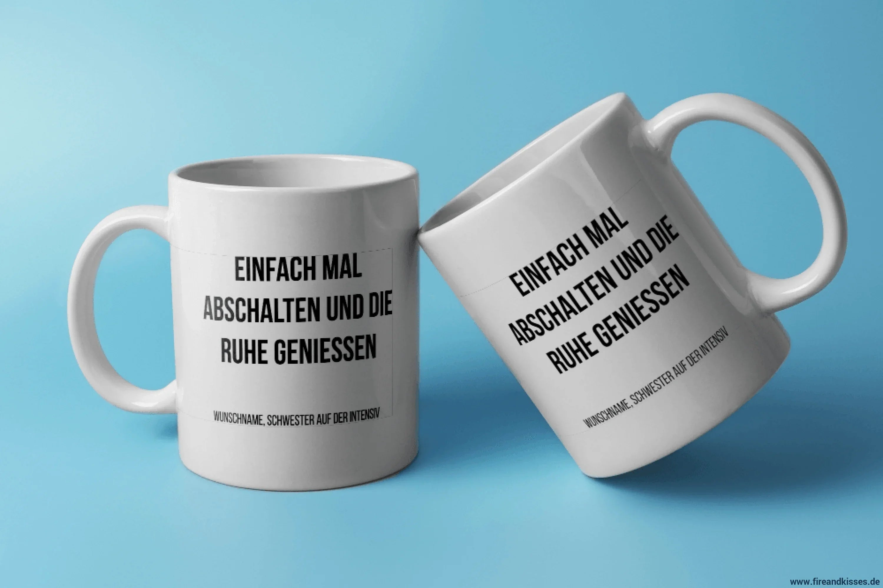Fun-Tasse "Einfach mal abschalten und die Ruhe genießen" | Fireandkisses
