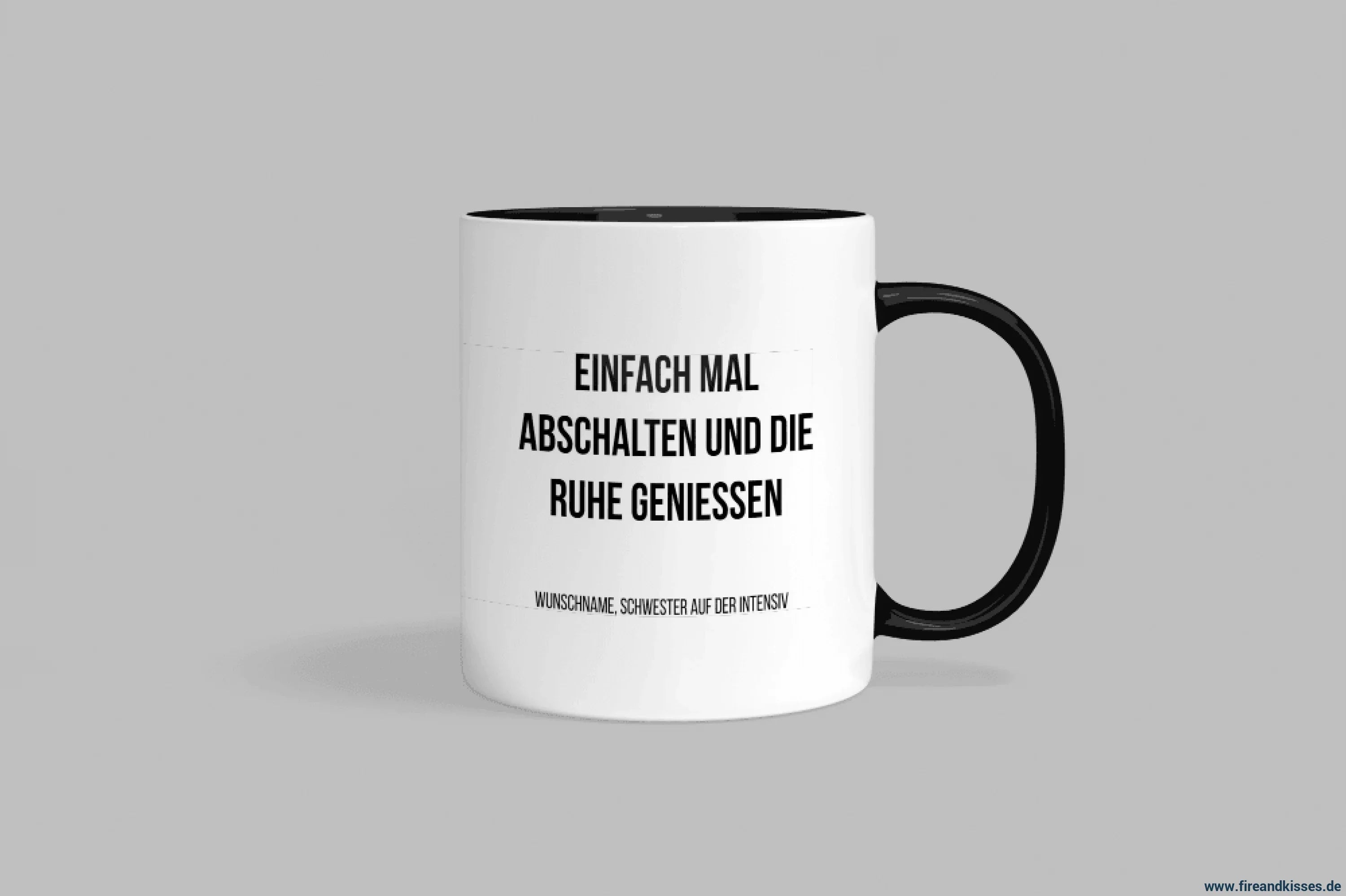 Fun-Tasse "Einfach mal abschalten und die Ruhe genießen" | Fireandkisses