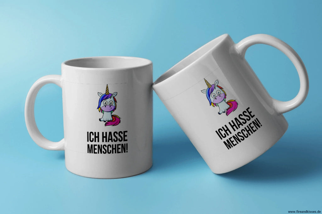Fun-Tasse "Ich hasse Menschen!" | Fireandkisses