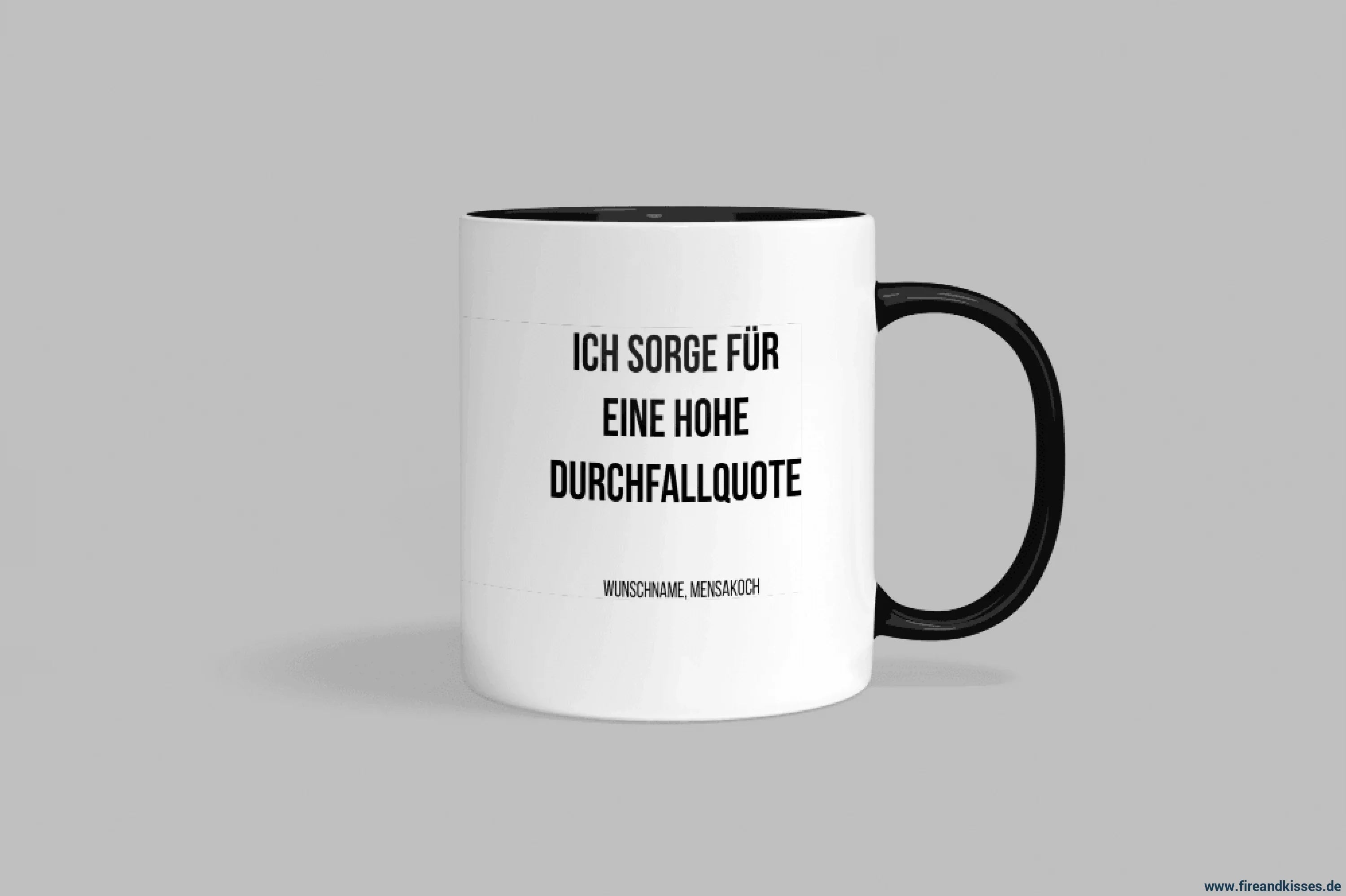 Fun-Tasse Mensakoch "Ich sorge für eine hohe Durchfallquote" | Fireandkisses