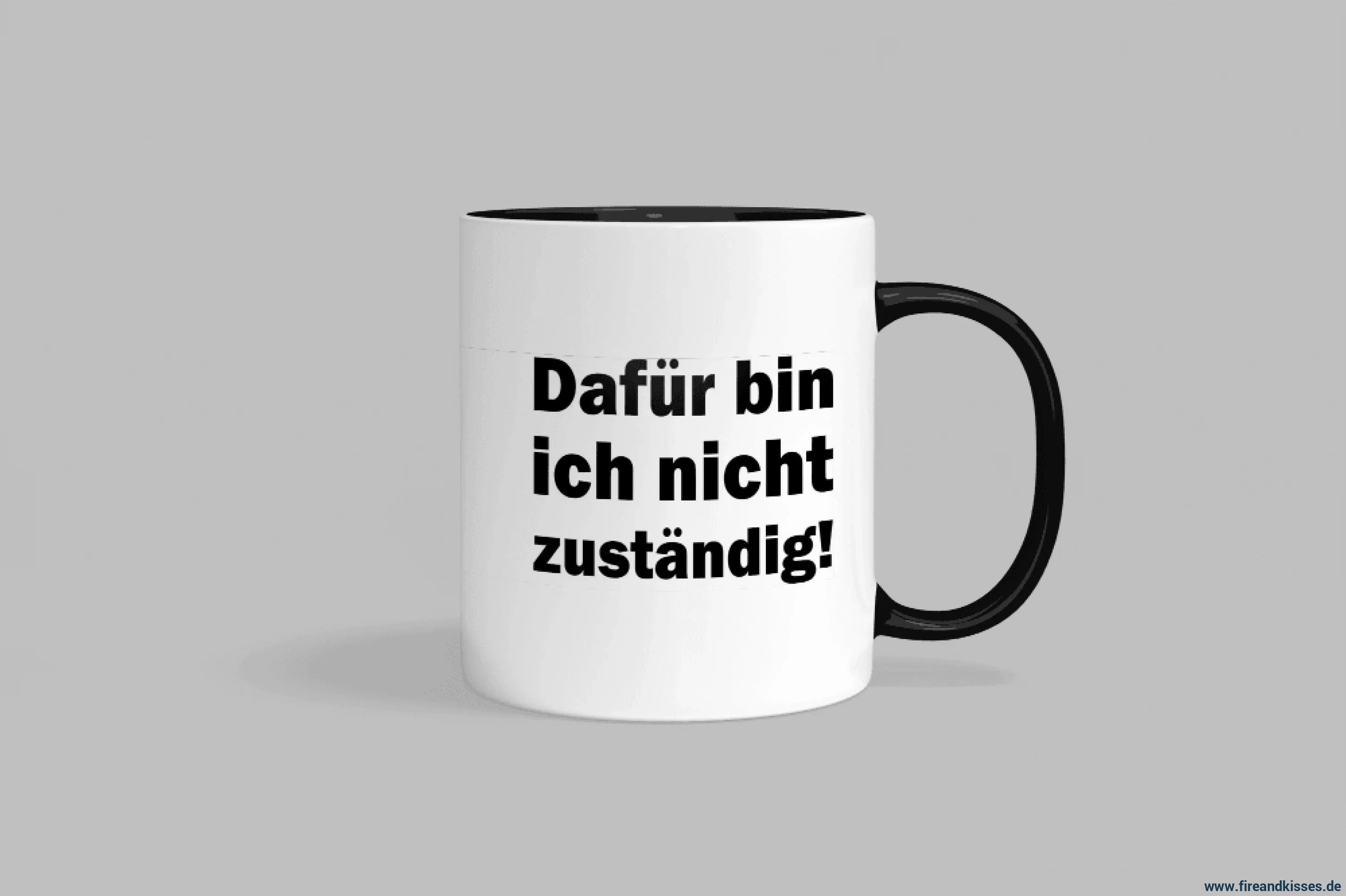 Fun-Tasse "Nicht zuständig!" | Fireandkisses