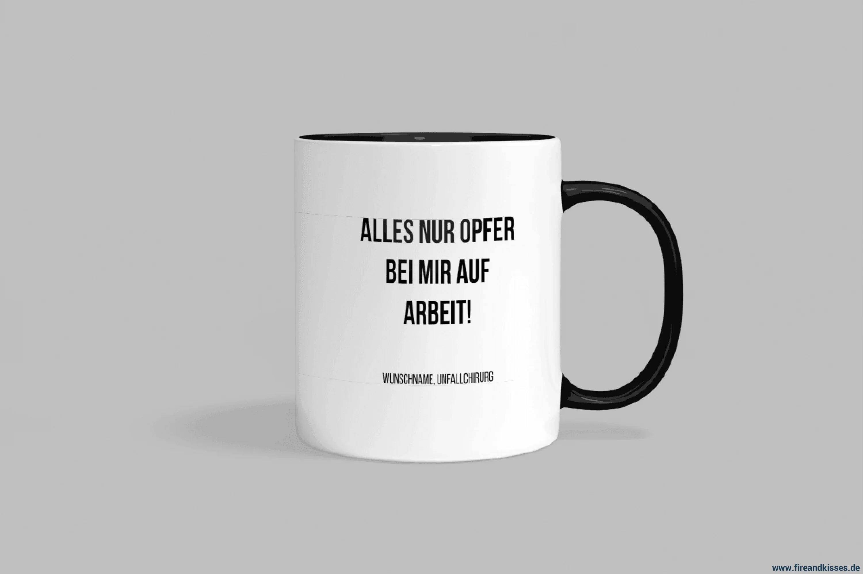 Fun-Tasse Unfallchirurg "Alles nur Opfer bei mir auf Arbeit!" | Fireandkisses